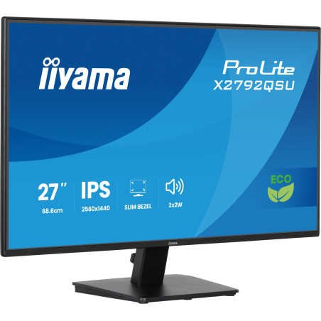 iiyama ProLite/X2792QSU-B1/27"/IPS/QHD/120Hz/3ms/Čierna/3R