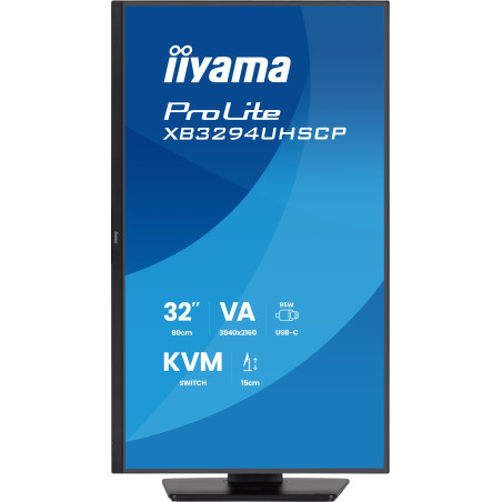 iiyama ProLite/XB3294UHSCP-B1/31,5"/VA/4K UHD/60Hz/2ms/Čierna/5R