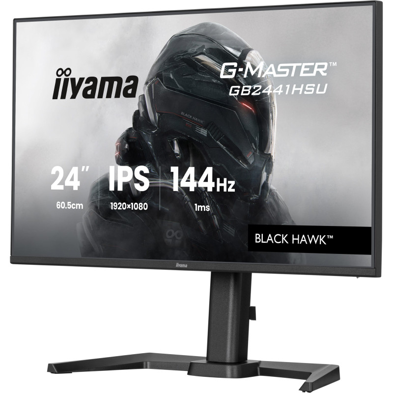 iiyama G-Master/GB2441HSU-B1/23,8"/IPS/FHD/144Hz/1ms/Čierna/3R