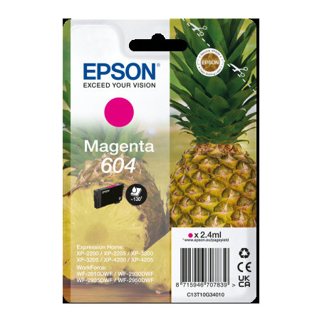 EPSON Singlepack Magenta 604 Ink