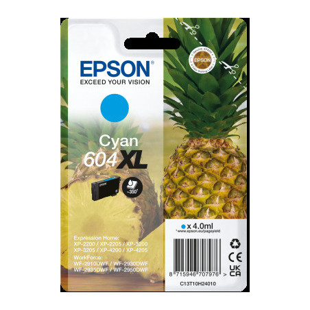 EPSON Singlepack Cyan 604XL Ink