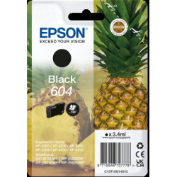 EPSON Singlepack Black 604 Ink