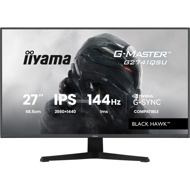 iiyama G-Master/G2741QSU-B1/27"/IPS/QHD/144Hz/1ms/Čierna/3R