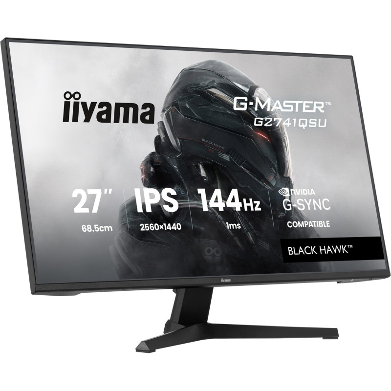 iiyama G-Master/G2741QSU-B1/27"/IPS/QHD/144Hz/1ms/Čierna/3R