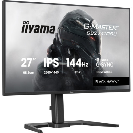 iiyama G-Master/GB2741QSU-B1/27"/IPS/QHD/144Hz/1ms/Čierna/3R