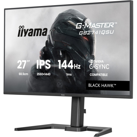 iiyama G-Master/GB2741QSU-B1/27"/IPS/QHD/144Hz/1ms/Čierna/3R