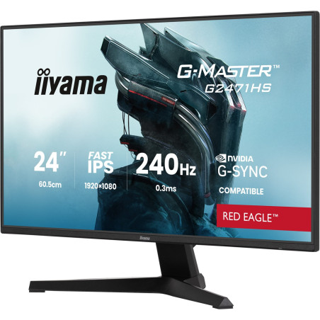 iiyama G-Master/G2471HS-B1/23,8"/IPS/FHD/240Hz/0,3ms/Čierna/3R