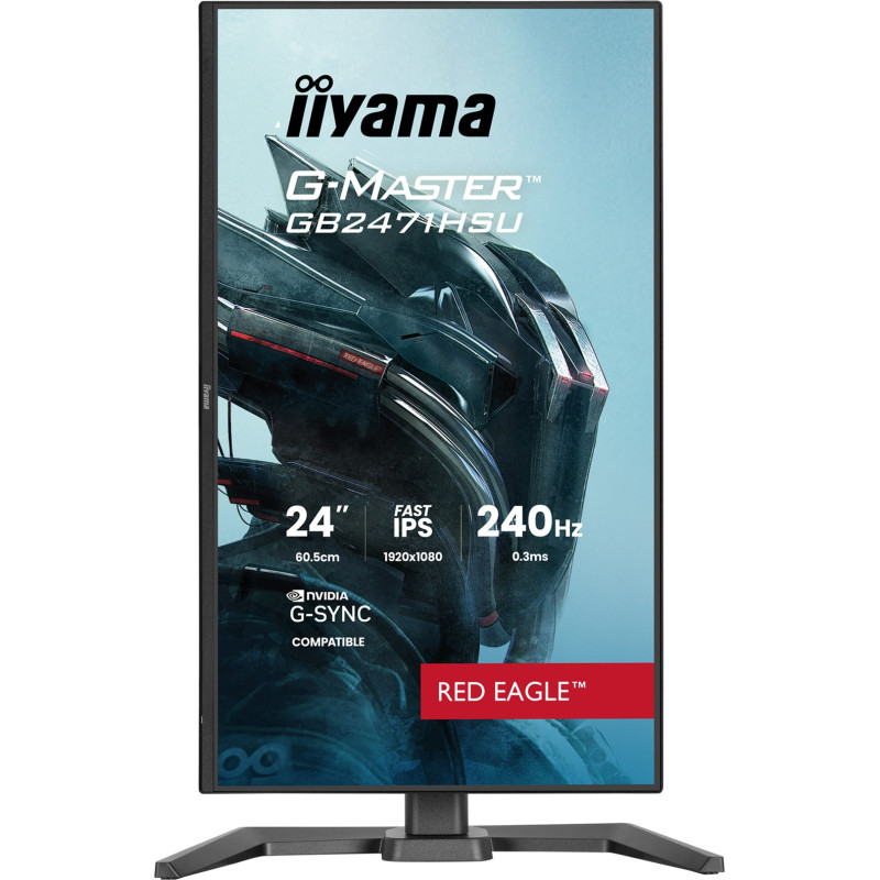 iiyama G-Master/GB2471HSU-B1/23,8"/IPS/FHD/240Hz/0,3ms/Čierna/3R