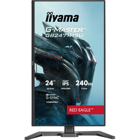 iiyama G-Master/GB2471HSU-B1/23,8"/IPS/FHD/240Hz/0,3ms/Čierna/3R