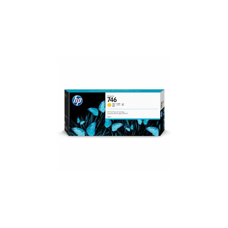 HP 746 300 ml Yellow Ink Cartridge