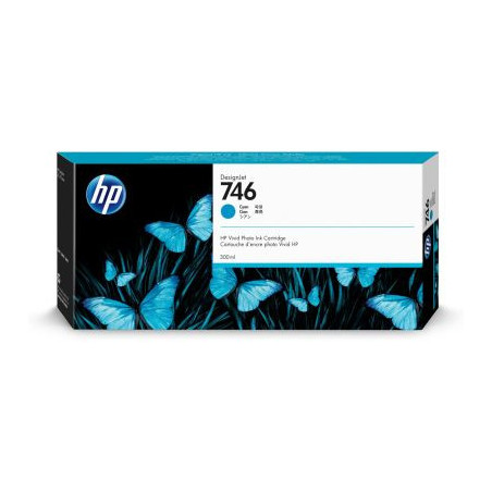 HP 746 300 ml Cyan Ink Cartridge