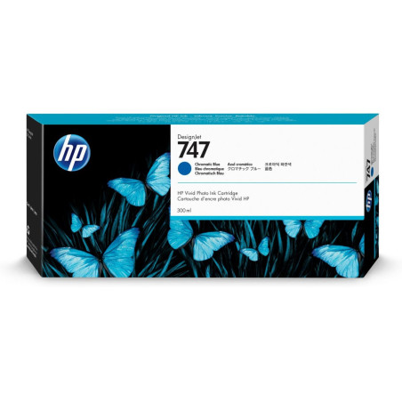 HP 747 300 ml Chromatic Blue Ink Cartridge