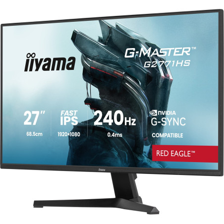 iiyama G-Master/G2771HS-B1/27"/IPS/FHD/240Hz/0,4ms/Čierna/3R