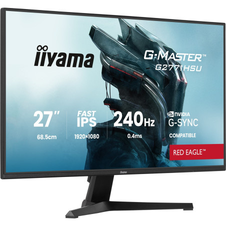 iiyama G-Master/G2771HSU-B1/27"/IPS/FHD/240Hz/0,4ms/Čierna/3R