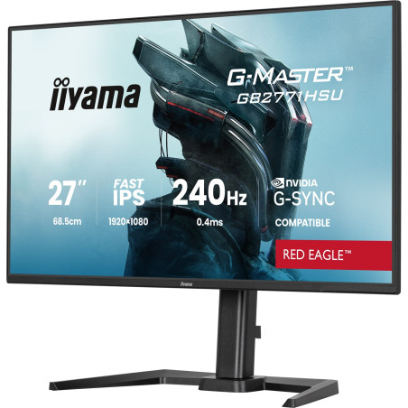 iiyama G-Master/GB2771HSU-B1/27"/IPS/FHD/240Hz/0,4ms/Čierna/3R