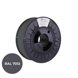 Filament C-TECH PREMIUM LINE, TPU 90A, flexibilný, čadičová šedá, RAL7012, 1,75mm, 1kg