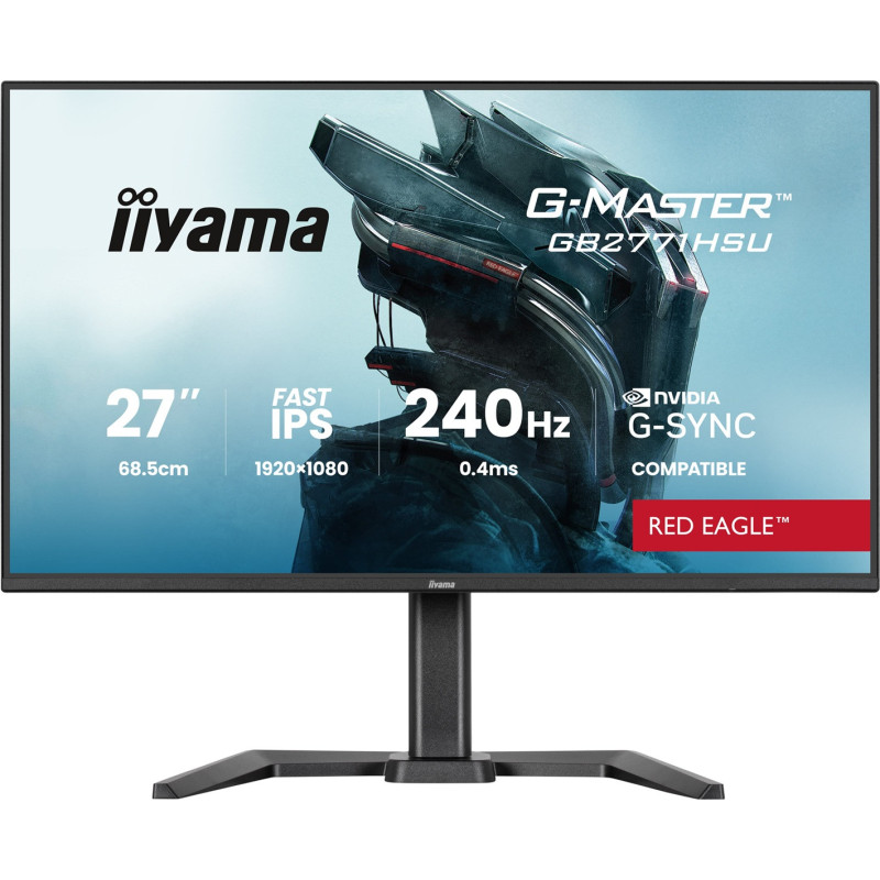 iiyama G-Master/GB2771HSU-B1/27"/IPS/FHD/240Hz/0,4ms/Čierna/3R