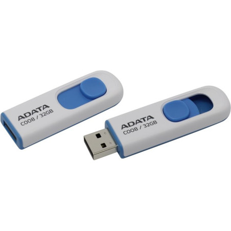 ADATA C008/32GB/USB 2.0/USB-A/Modrá