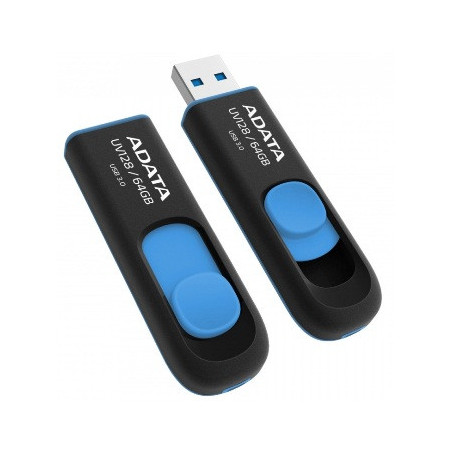 ADATA UV128/64GB/USB 3.2/USB-A/Modrá