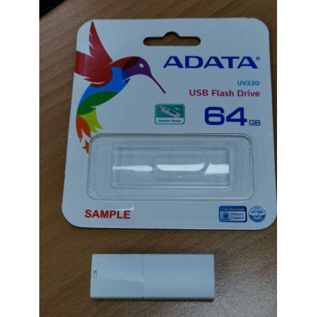 ADATA UV220/64GB/USB 2.0/USB-A/Biela