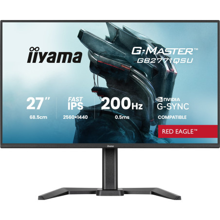 iiyama G-Master/GB2771QSU-B1/27"/IPS/QHD/200Hz/0,5ms/Čierna/3R