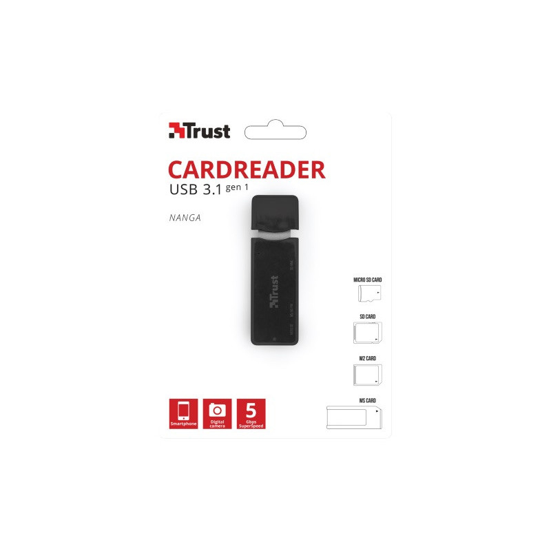 čítačka TRUST Nanga USB 3.1 Cardreader