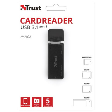 čítačka TRUST Nanga USB 3.1 Cardreader