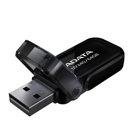 ADATA UV240/64GB/USB 2.0/USB-A/Čierna