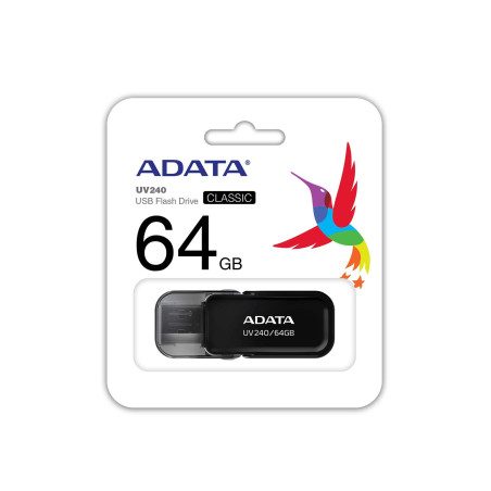 ADATA UV240/64GB/USB 2.0/USB-A/Čierna