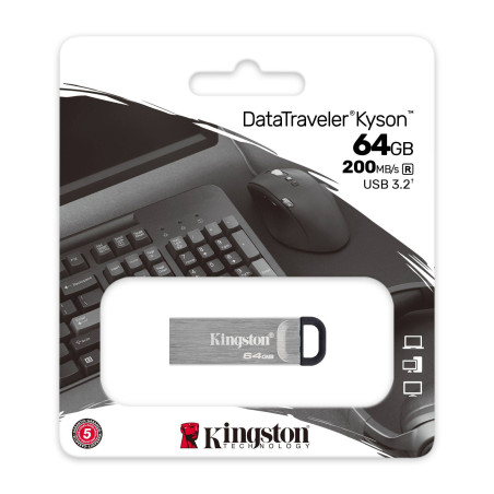 64GB Kingston USB 3.2 (gén 1) DT Kyson