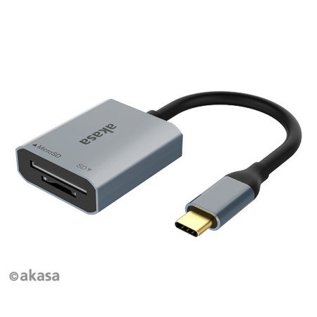 AKASA USB 3.2 Type-C Dual čítačka kariet