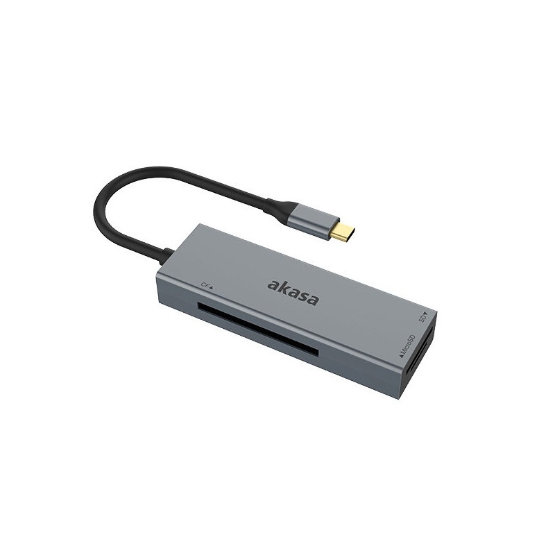 AKASA USB 3.2 Type-C čítačka kariet