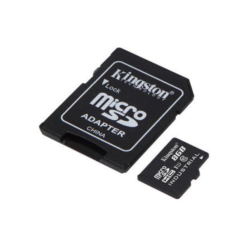 Kingston Industrial/micro SDHC/8GB/UHS-I U3 / Class 10/+ Adaptér
