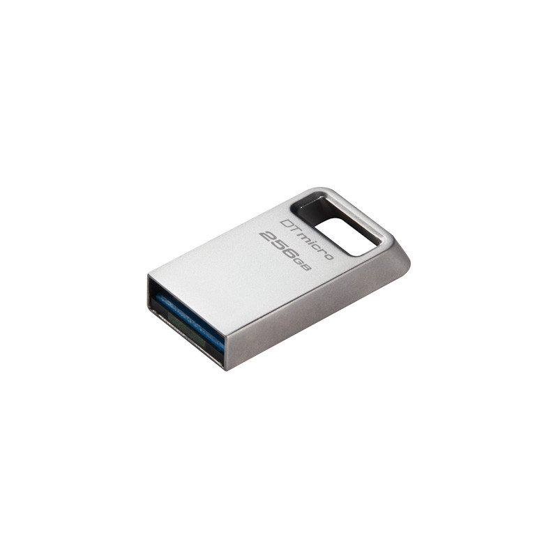Kingston DataTraveler Micro/256GB/USB 3.2/USB-A/Strieborná
