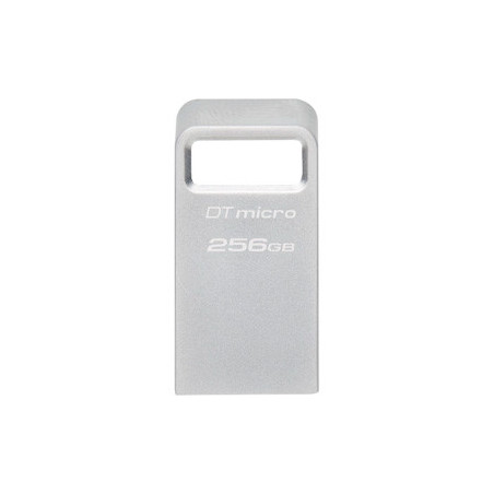 Kingston DataTraveler Micro/256GB/USB 3.2/USB-A/Strieborná