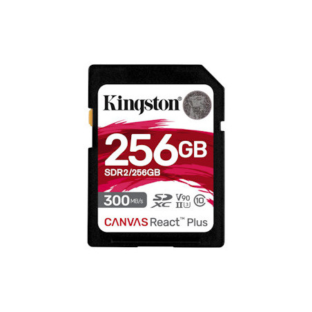 Kingston Canvas React Plus/SDHC/256 GB/UHS-II U3 ??/ Class 10
