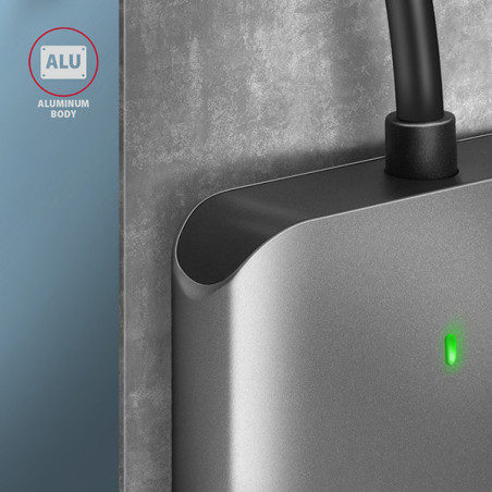 AXAGON CRE-S3C, USB-C 3.2 Gen 1 - SUPERSPEED čítačka kariet 3-slot & lun SD/microSD/CF, podpora UHS-II