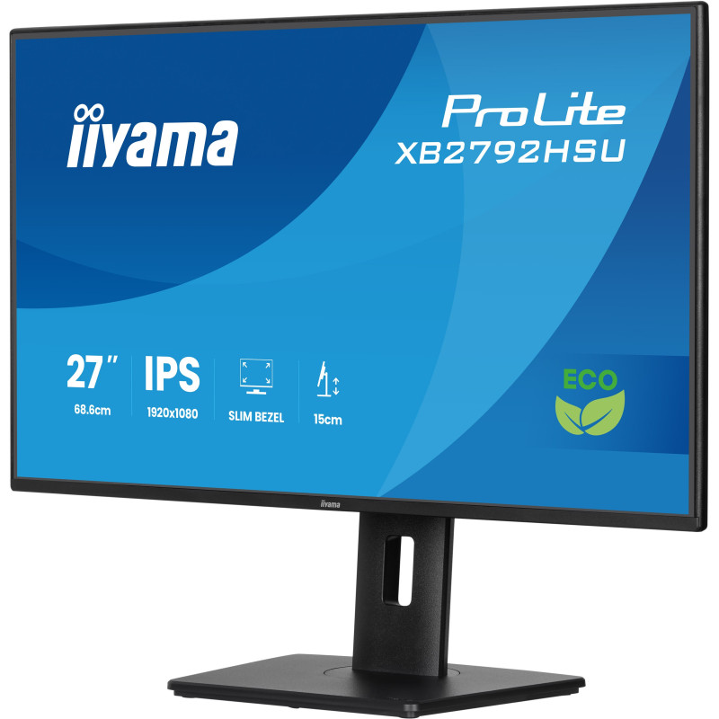 iiyama ProLite/XB2792HSU-B1/27"/IPS/FHD/120Hz/3ms/Čierna/3R