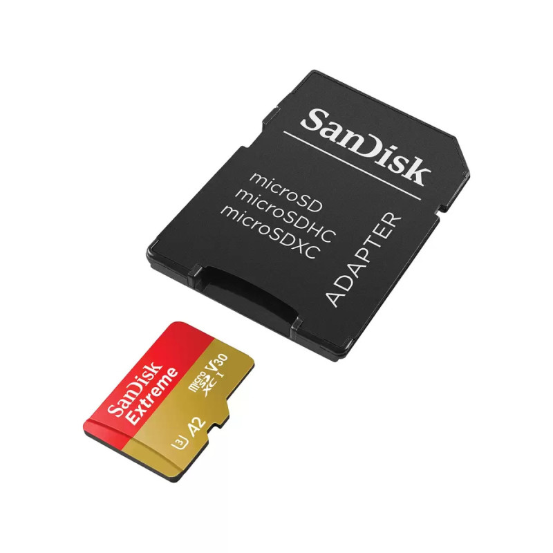 SanDisk Extreme/micro SDXC/256GB/UHS-I U3 / Class 10/+ Adaptér