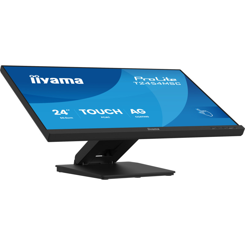 24" iiyama T2454MSC-B3AG - IPS, FHD, USB, repro