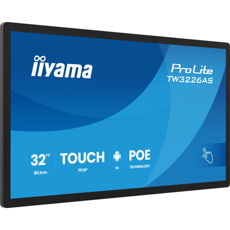 32" iiyama TW3226AS-B3P: VA, FHD, Android, POE