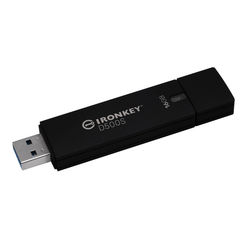 Kingston Ironkey D500S/16GB/USB 3.2/USB-A/Čierna