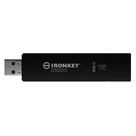 Kingston Ironkey D500S/512GB/USB 3.2/USB-A/Čierna