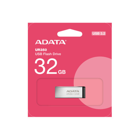 ADATA UR350/32GB/USB 3.2/USB-A/Čierna