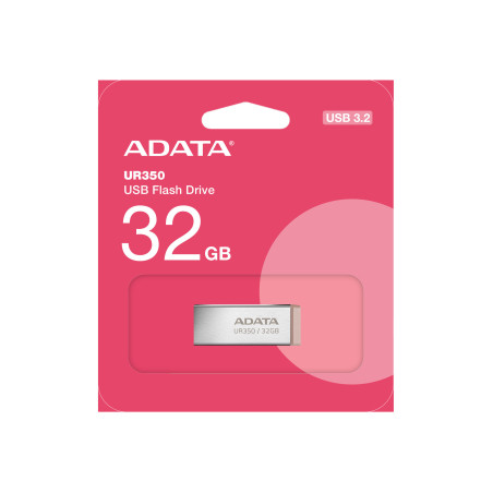 ADATA UR350/32GB/USB 3.2/USB-A/Hnedá