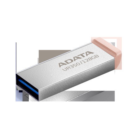 ADATA UR350/128GB/USB 3.2/USB-A/Hnedá