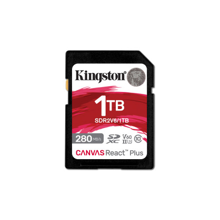 Kingston Canvas React Plus/SDHC/1TB/UHS-II U3 ??/ Class 10