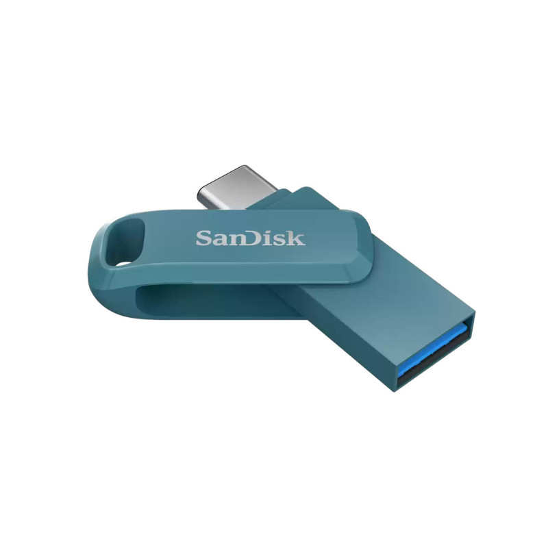 SanDisk Ultra Dual Drive Go/128 GB/USB 3.2/USB-A + USB-C/Modrá