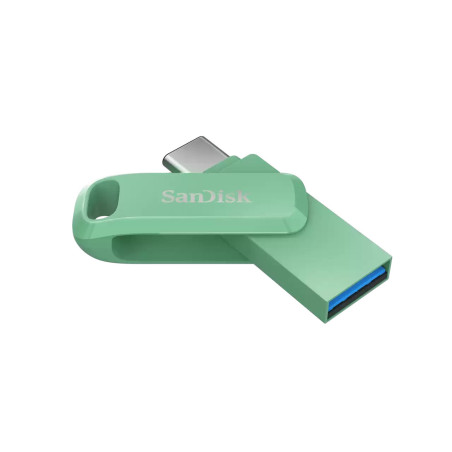 SanDisk Ultra Dual Drive Go/256 GB/USB 3.2/USB-A + USB-C/Zelená