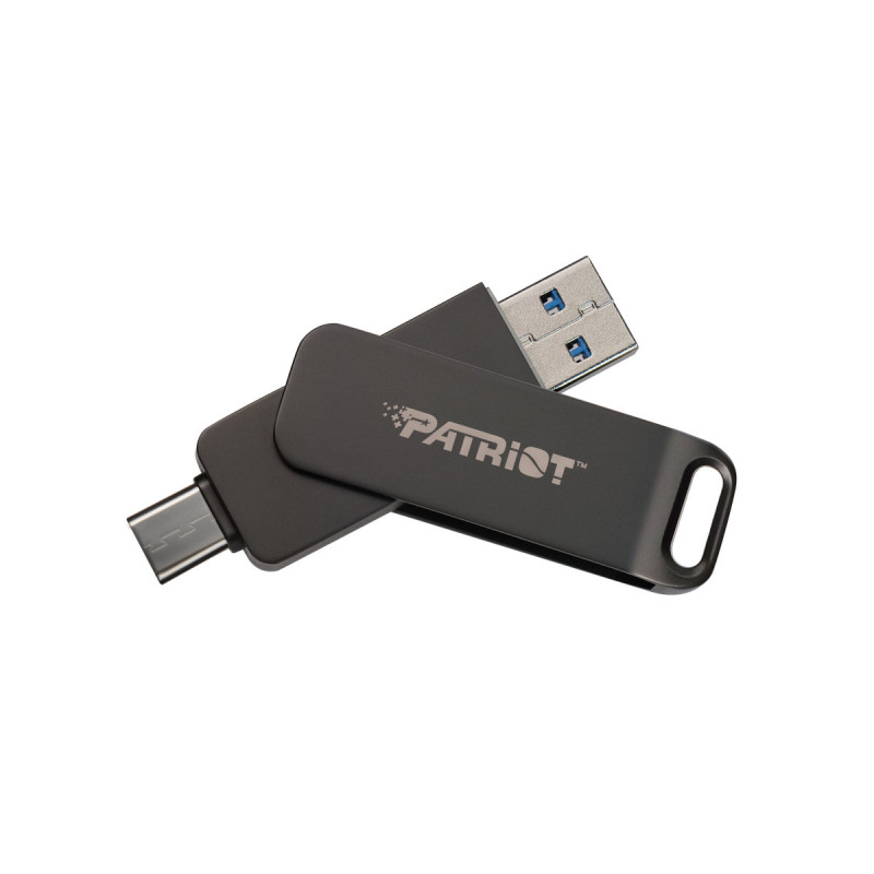Patriot RAGE R550/256GB/USB 3.2/USB-A + USB-C/Čierna
